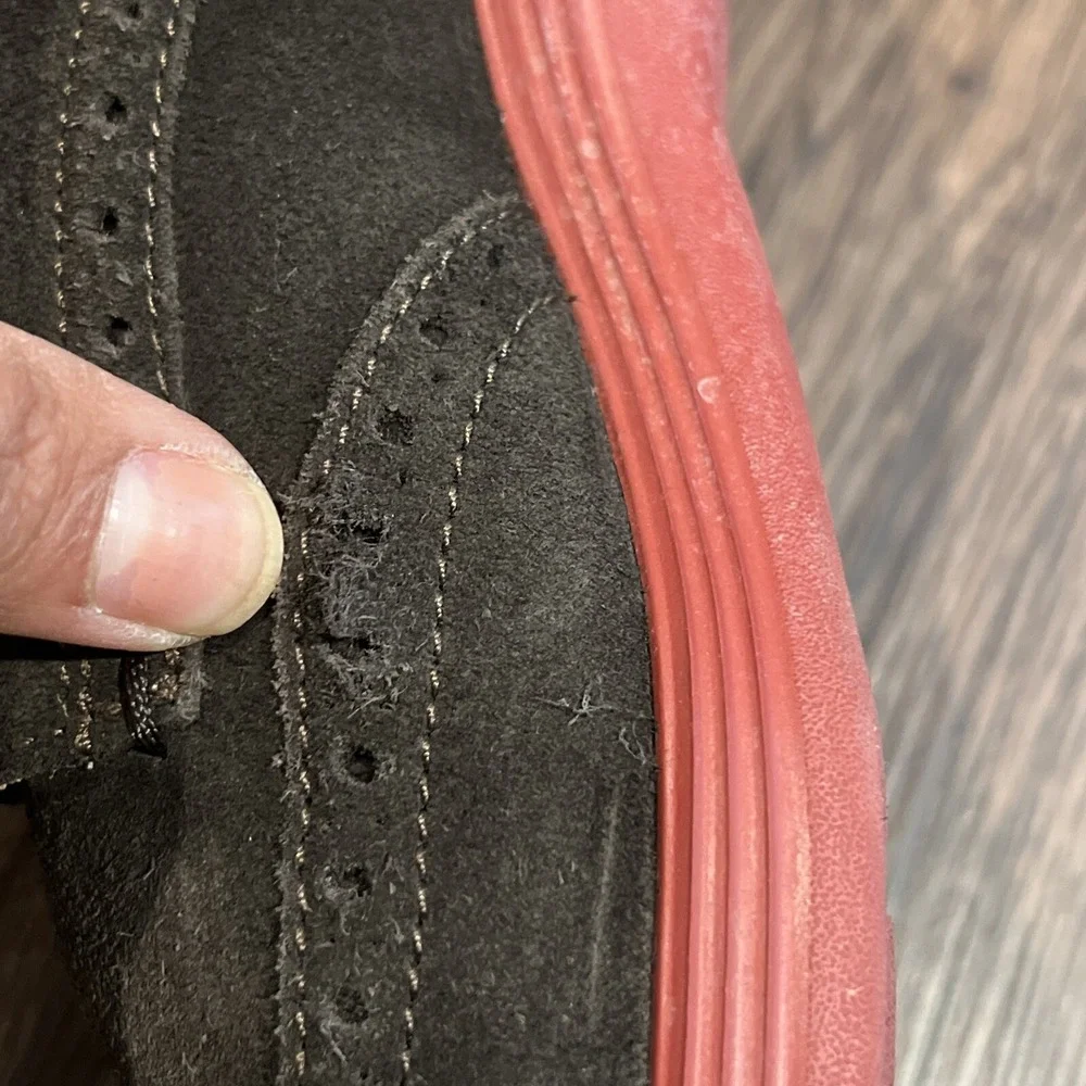 Cole Haan Grand OS Grand Tour Wingtip Suede Shoes Mens Size 9.5M C23820F Brown